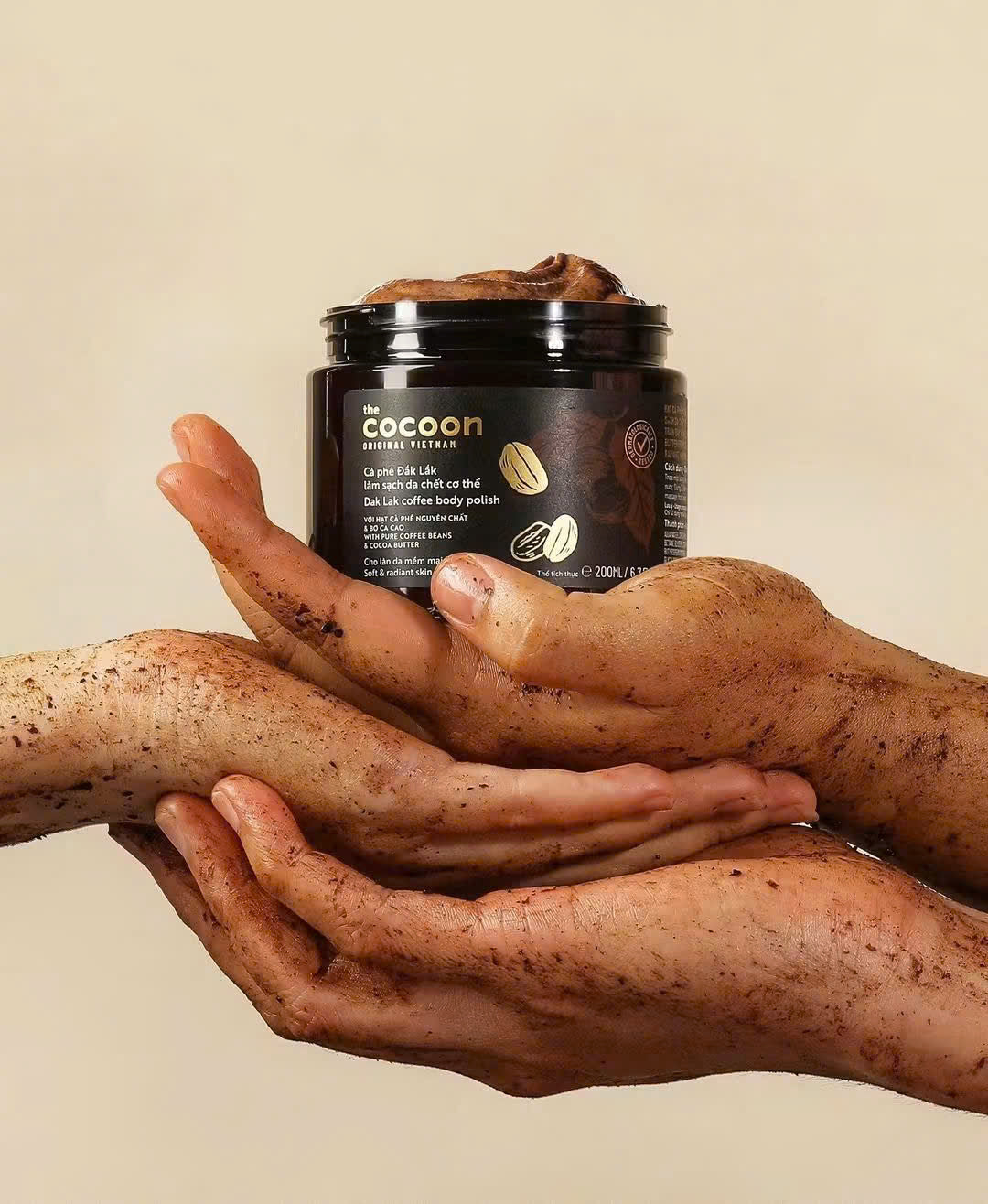 Cocoon Daklak coffee body scrub 200ml