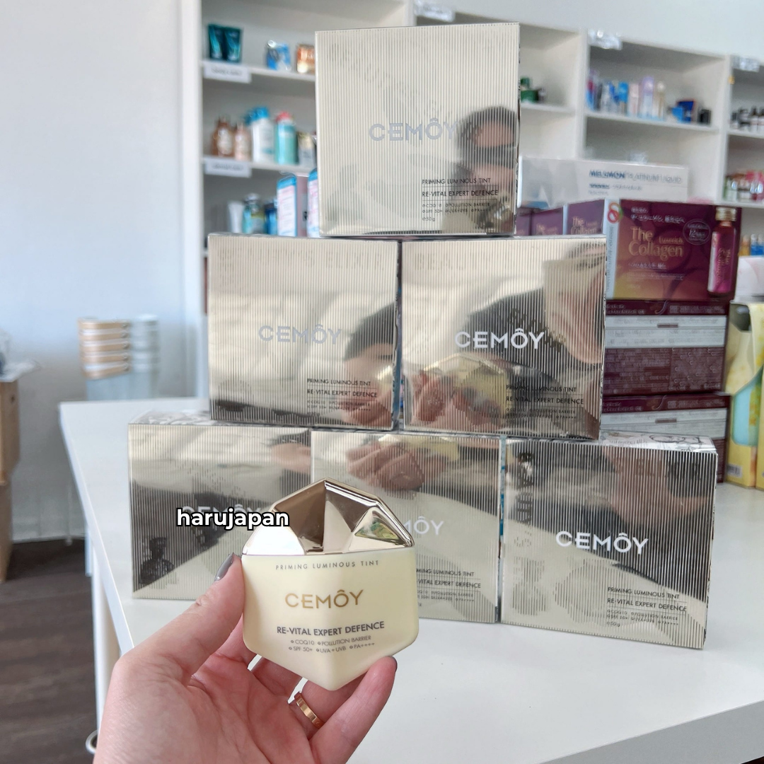 Cemoy Anti-Aging Sunscreen (Priming Luminous Tint Re-Vital Expert Defence), 50g