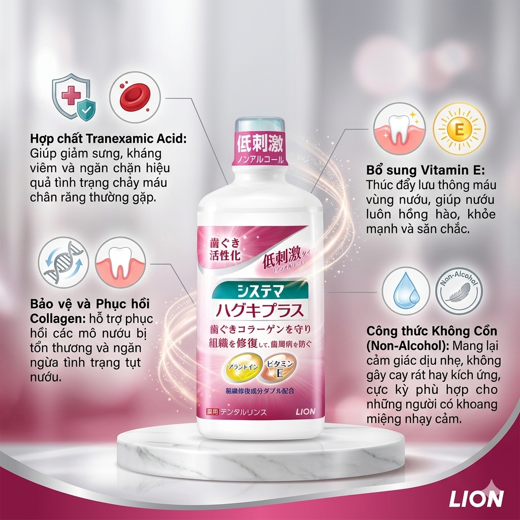 LION SYSTEMA HAGUKI PLUS - MADE IN JAPAN