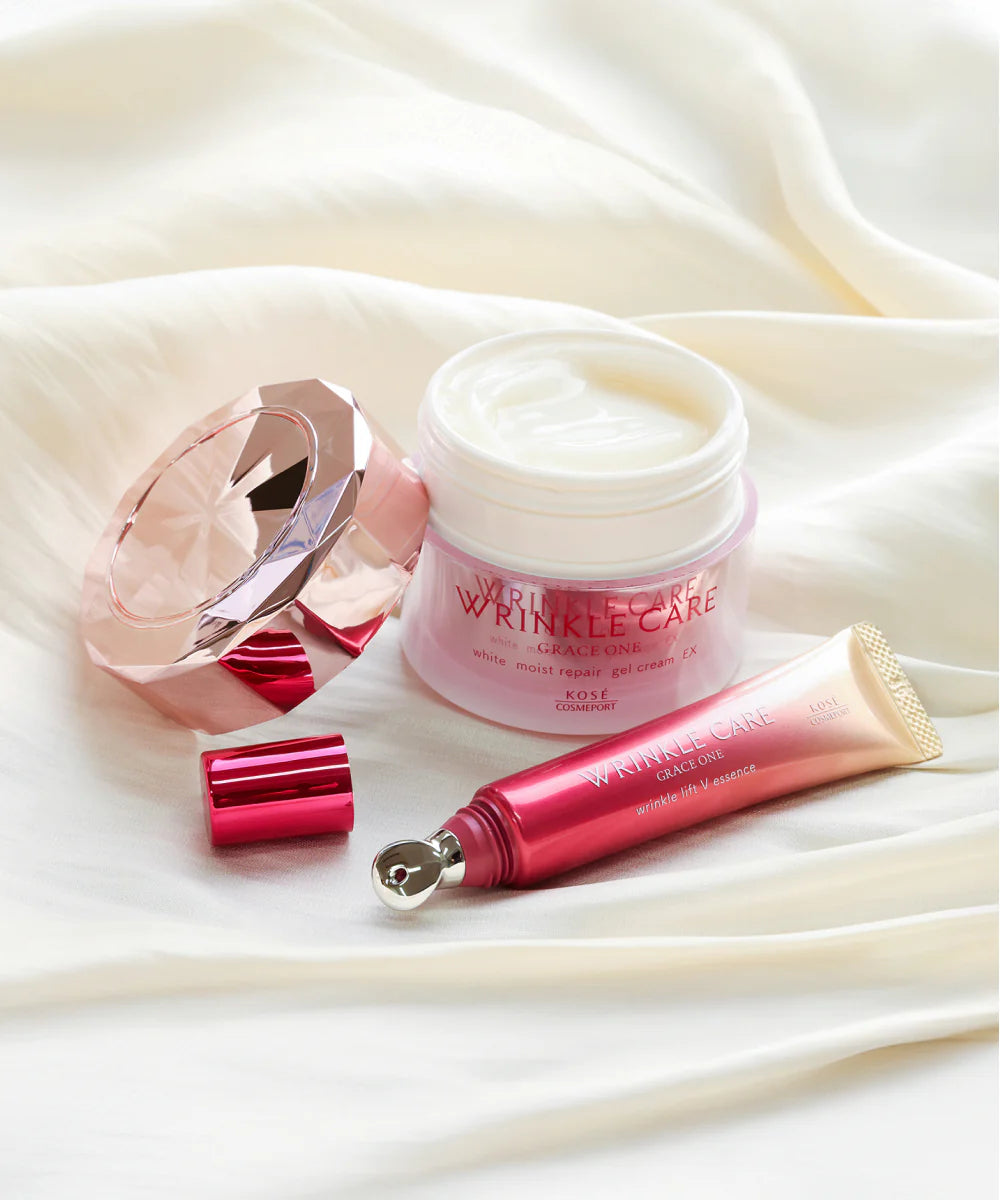 KOSE GRACE ONE WRINKLE CARE WHITE MOIST GEL CREAM - MADE IN JAPAN