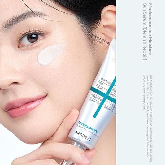 Mediheal Madecassoside Moisture Sun Serum – Made in Korea 50g SET 1+1
