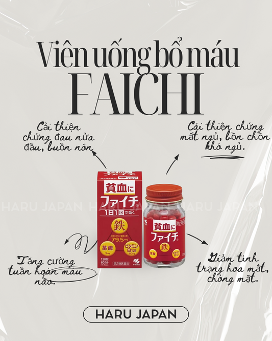 Viên uống bổ máu Faichi – Nội địa Nhật Bản