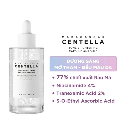 Skin1004 Centella Tone Brightening Capsule Ampoule 100ml- Made in Korea