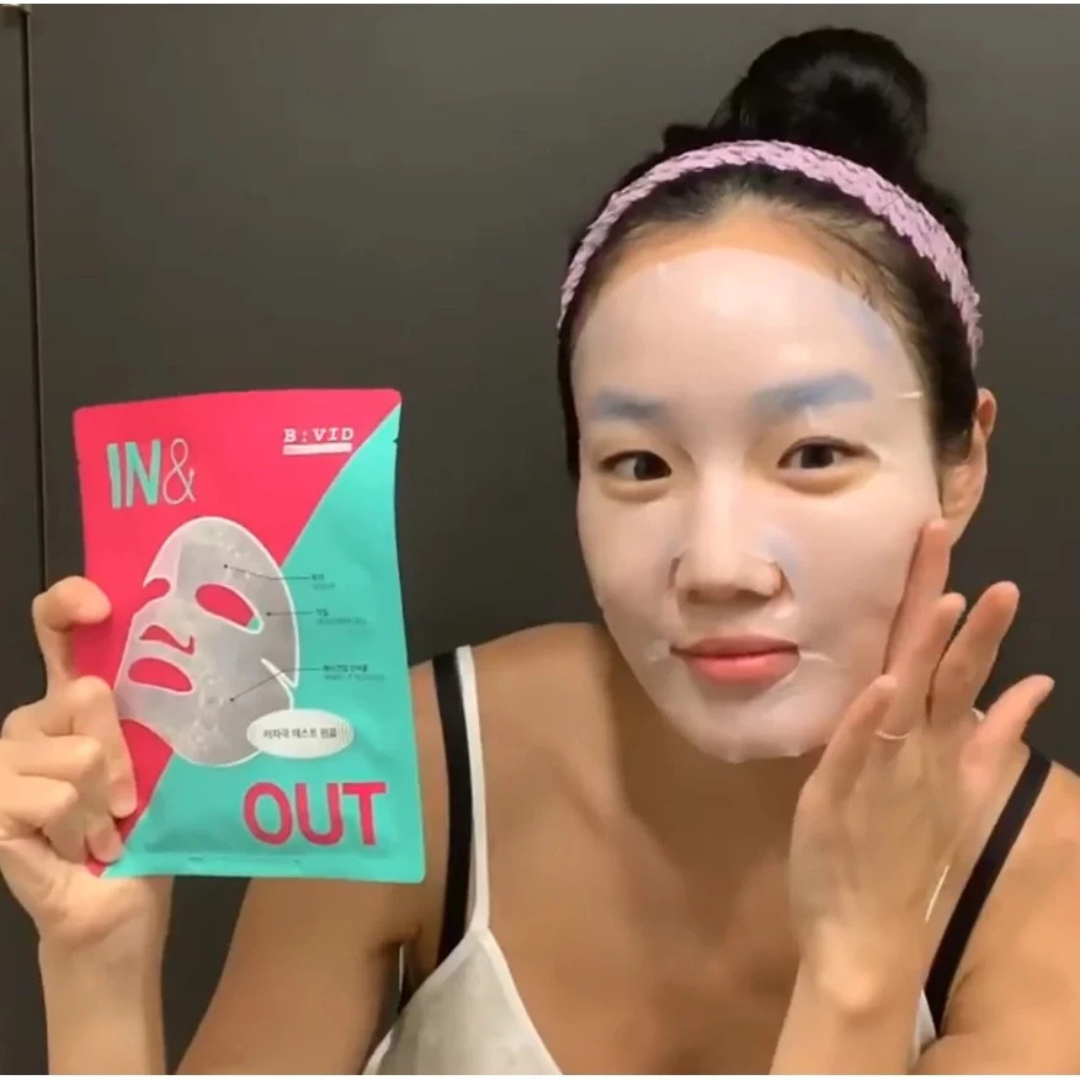 B_VID In & Out Oil-Absorbing Facial Mask
