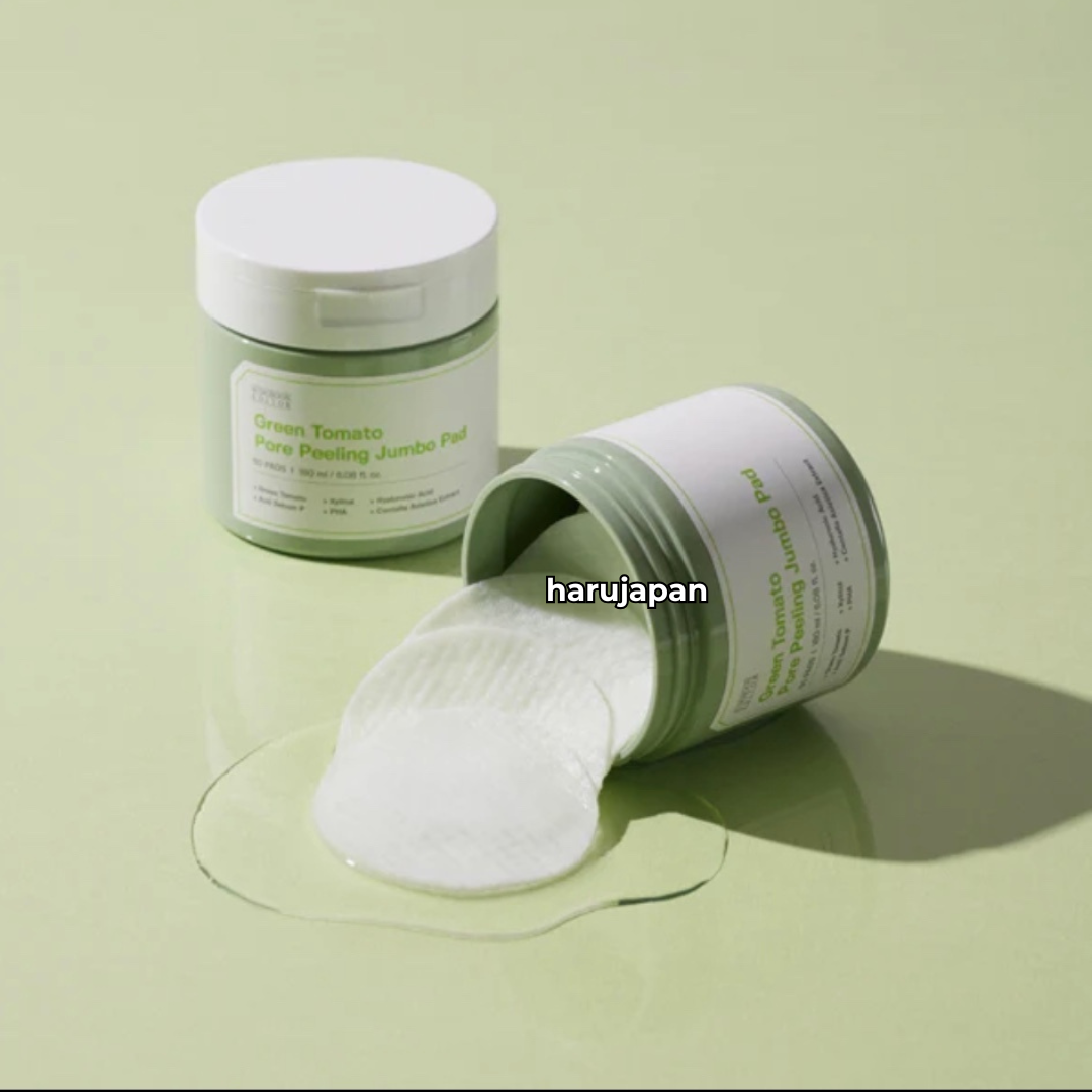SungBoon Green Tomato Pore Peeling Jumbo Pad (180ml)
