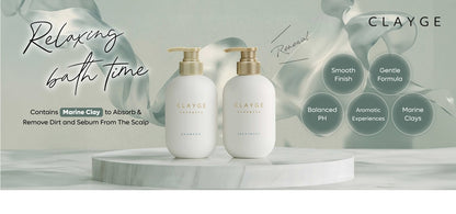 Clayge Care Spa – Shampoo & Treatment Set – “A Relaxing Spa for Your Hair, Right at Home”