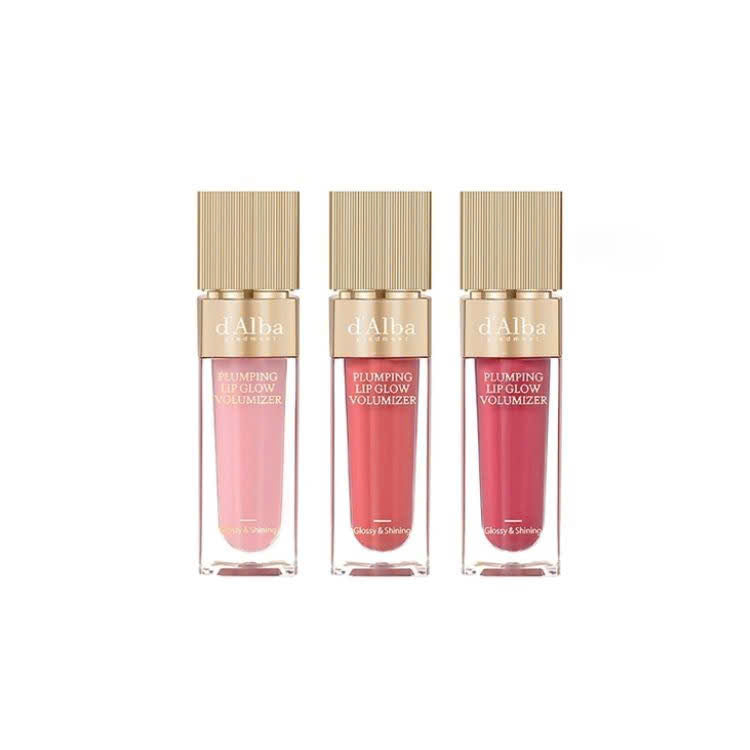 D'Alba Plumping lip glow volumizer Set of 3
