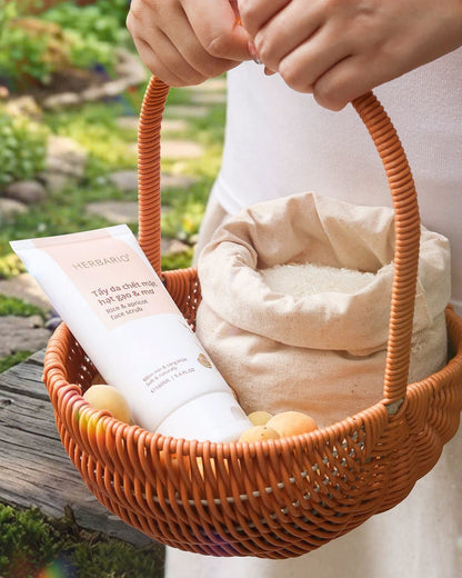Hebario rice and apricot face scrub 160ml