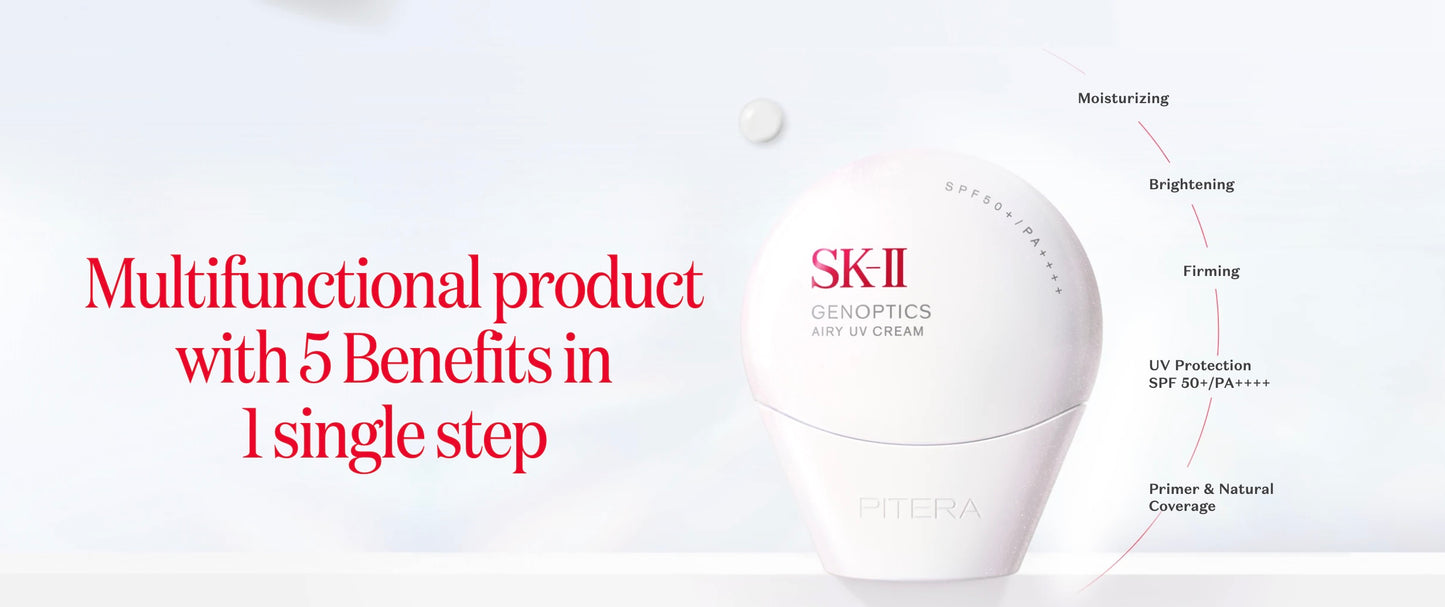 🔥 SK-II GenOptics Airy UV Cream – Premium Brightening Sunscreen