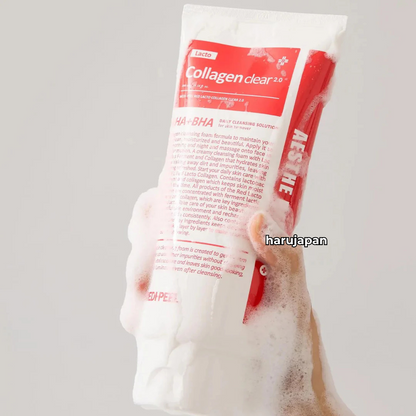Red Lacto Collagen Clear 2.0 (300ml) AHA + BHA Daily Cleanser