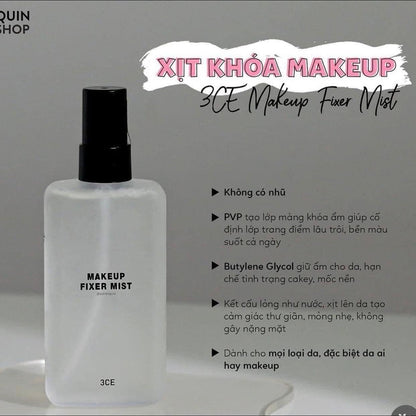 3CE makeup fixer mist 95ml