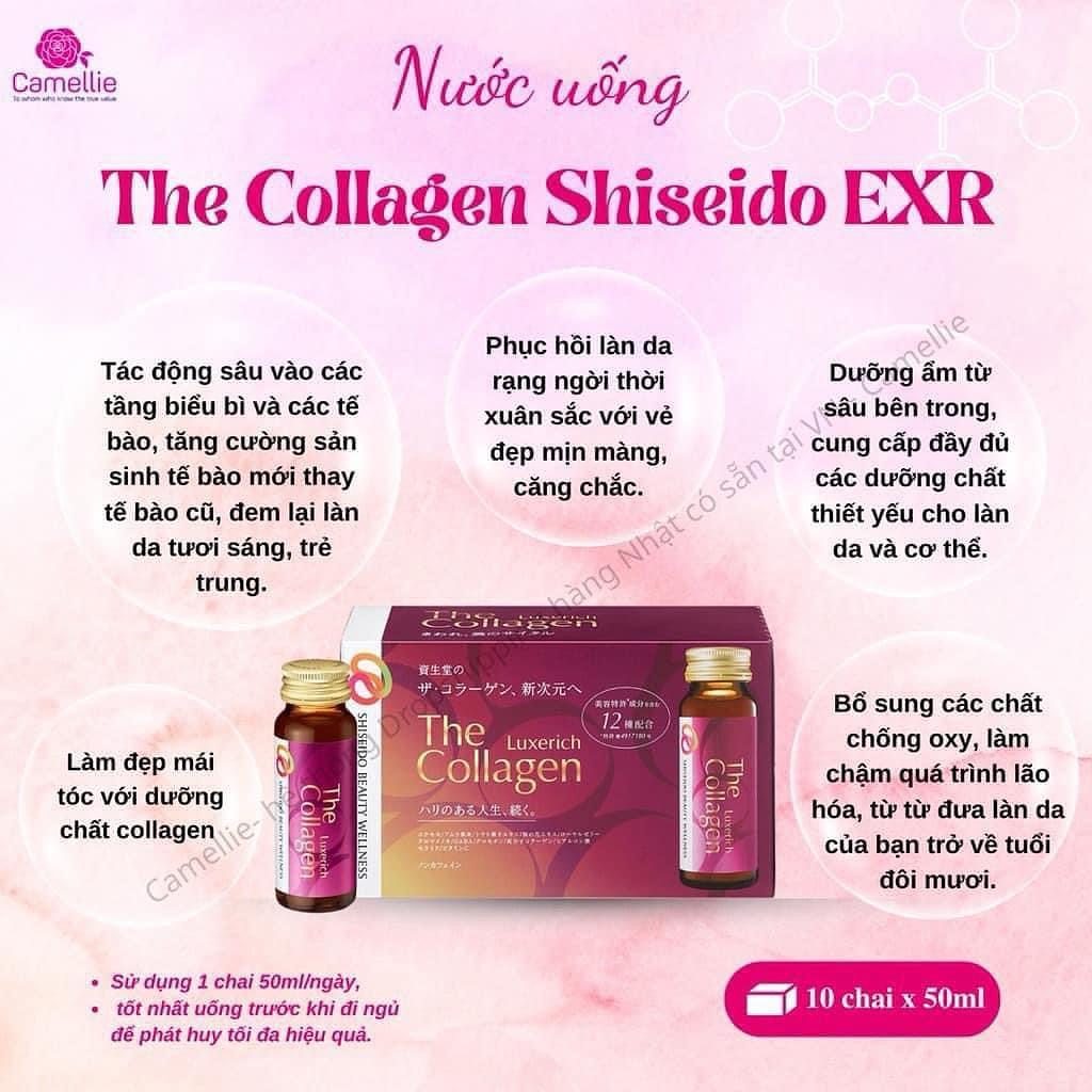 Shiseido Collagen Luxerich Drink 30 Bottles – Japanese Liquid Collagen Supplement