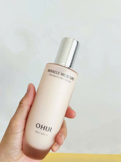 Ohui miracle moisture pink barrier skin softener Set 150ml + 100ml