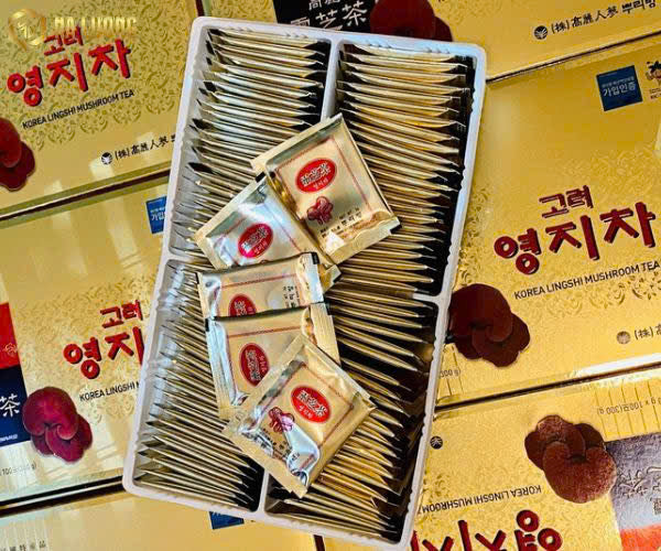 Korean Lingshi mushroom tea