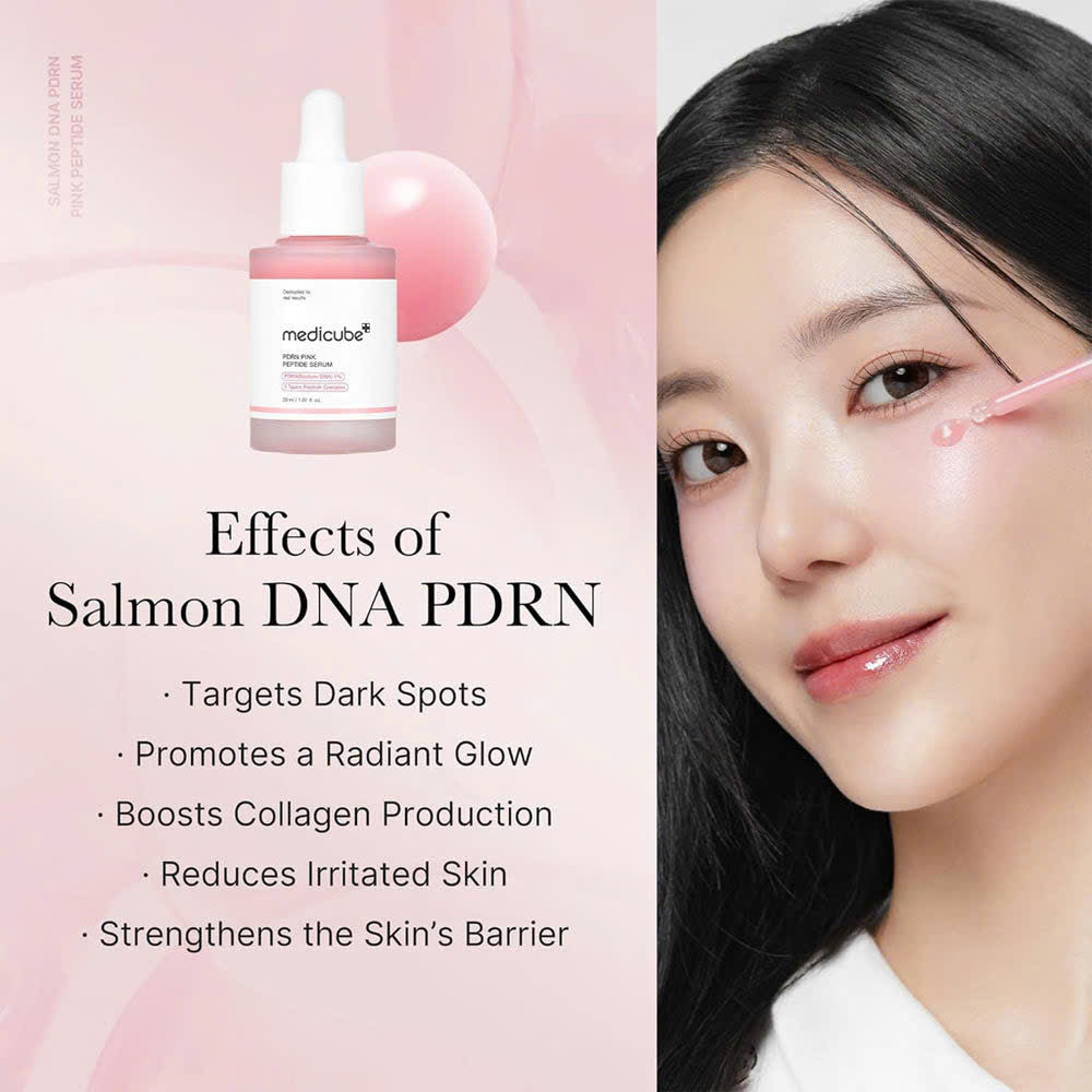 Medicube PDRN Pink Peptide Serum 30ml + Refill 50ml Set