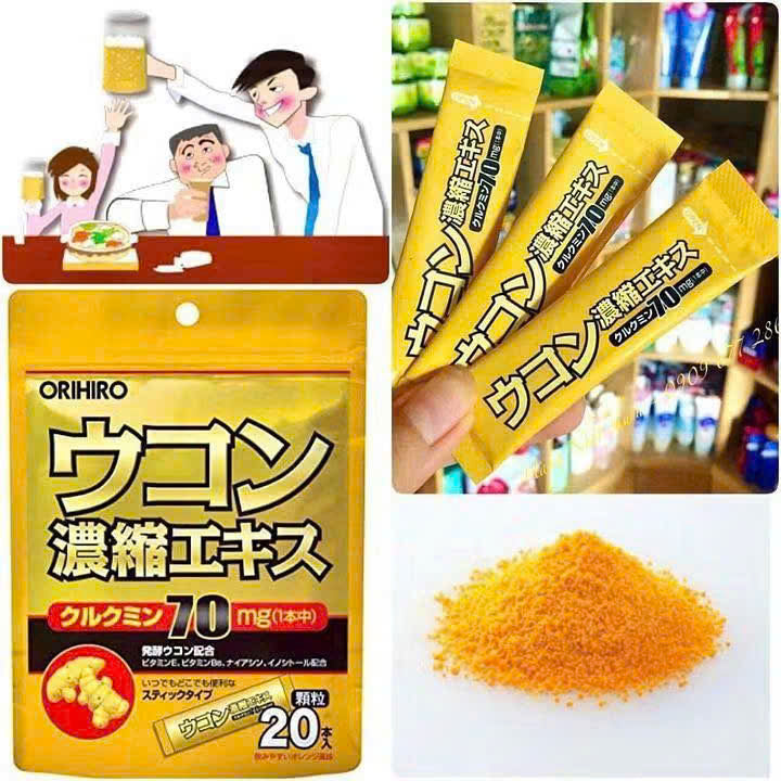 Orihiro turmeric powder Bot nghe 20 packs