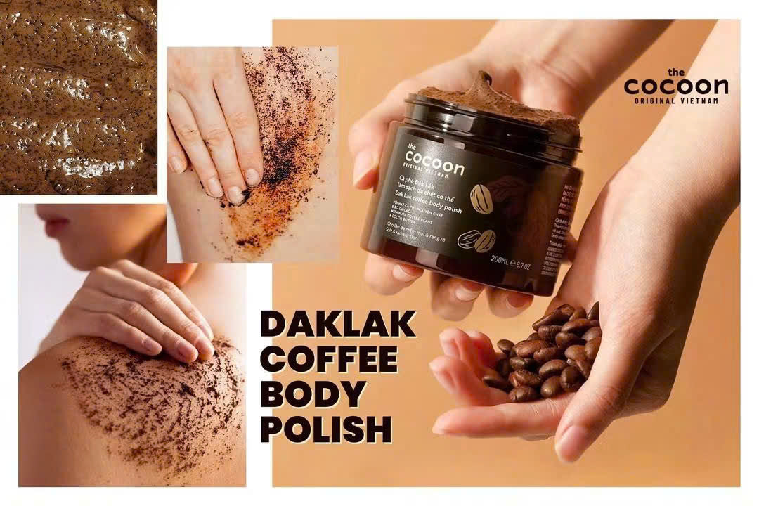 Cocoon Daklak coffee body scrub 200ml