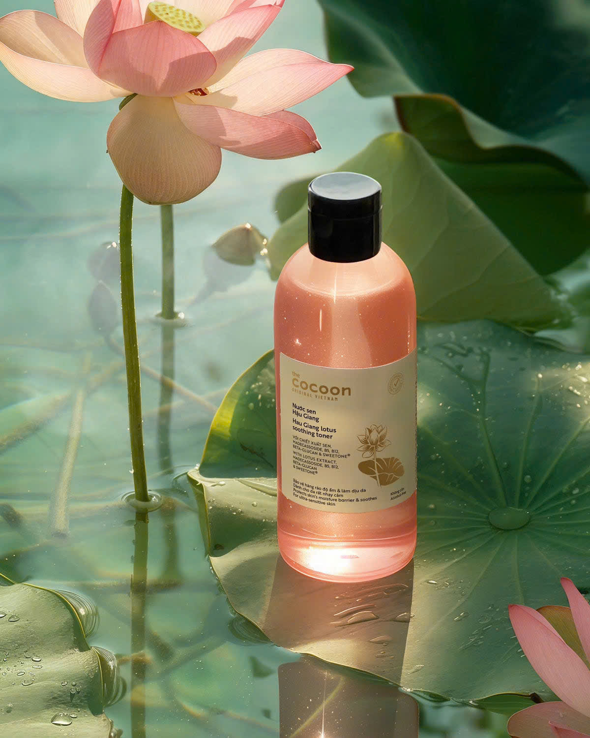 Cocoon Hau Giang lotus soothing toner Nuoc sen 310ml