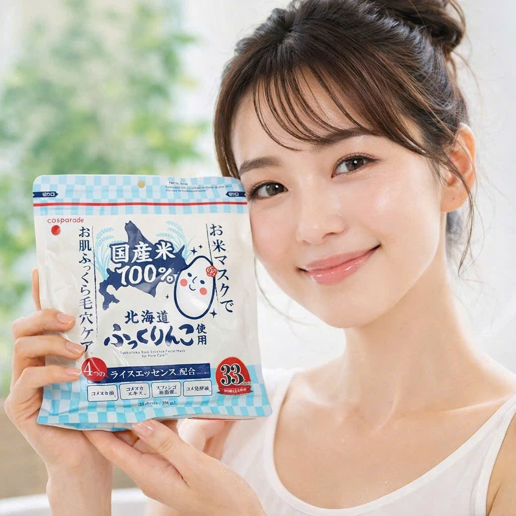 Cosparade Rice essence facial mask 33 sheets