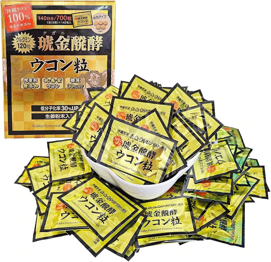 Golden fermented turmeric 700 tablets