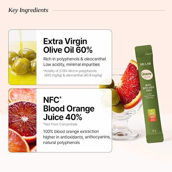 BB Lab Olive blood orange dual shot 10pcs