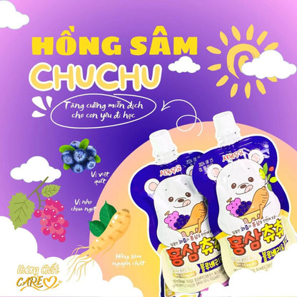 Korean Red Ginseng ChuChu – Immune Support for Children 3+