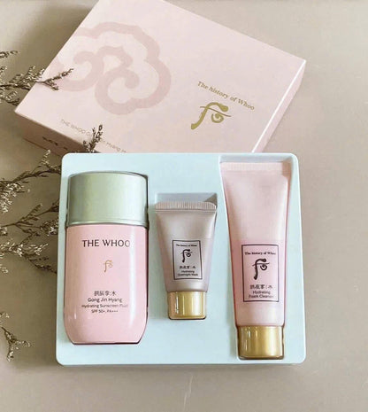 THE WHOO HYDRATING SUNSCREEN FLUID SPECIAL SET - MADE IN KOREA