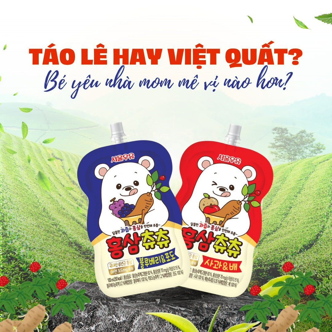 Korean Red Ginseng ChuChu – Immune Support for Children 3+