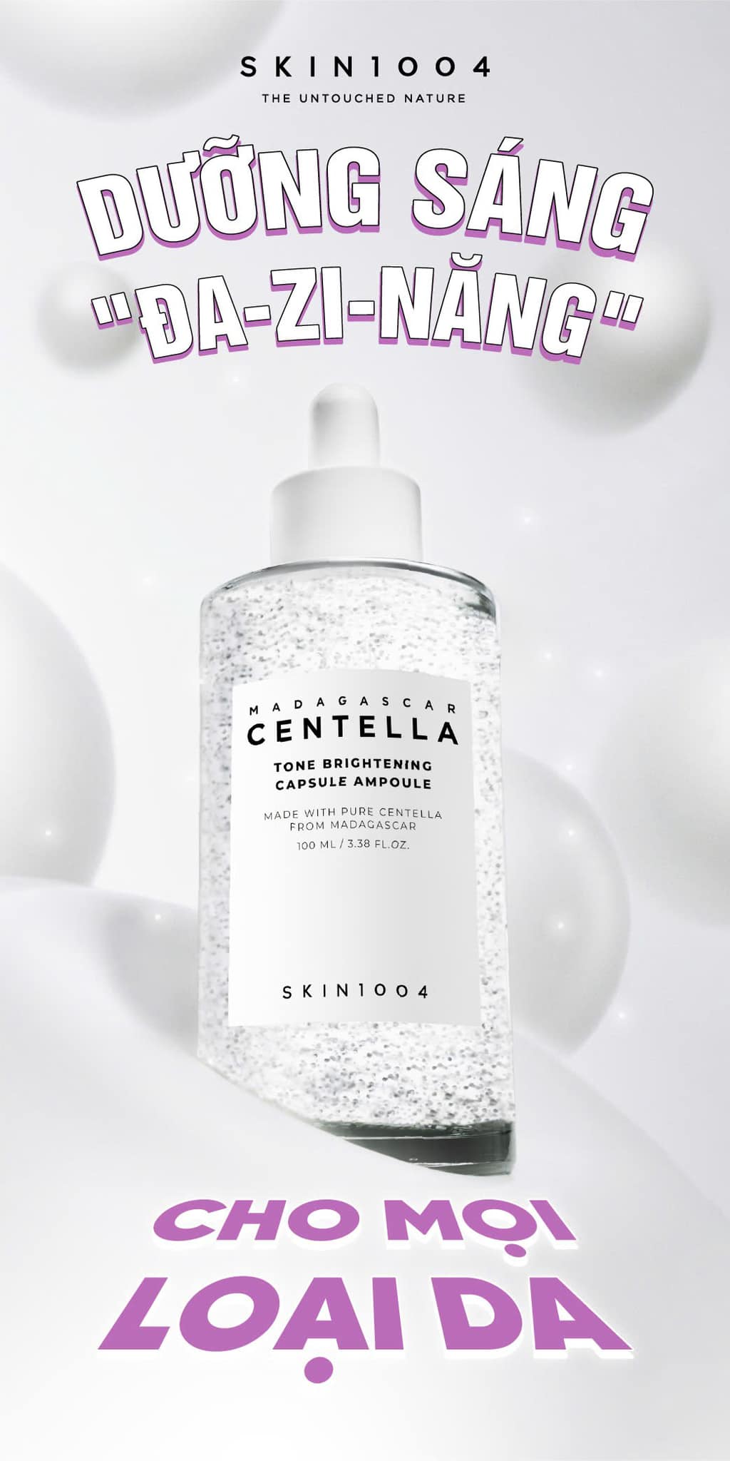Skin1004 Centella Tone Brightening Capsule Ampoule 100ml- Made in Korea