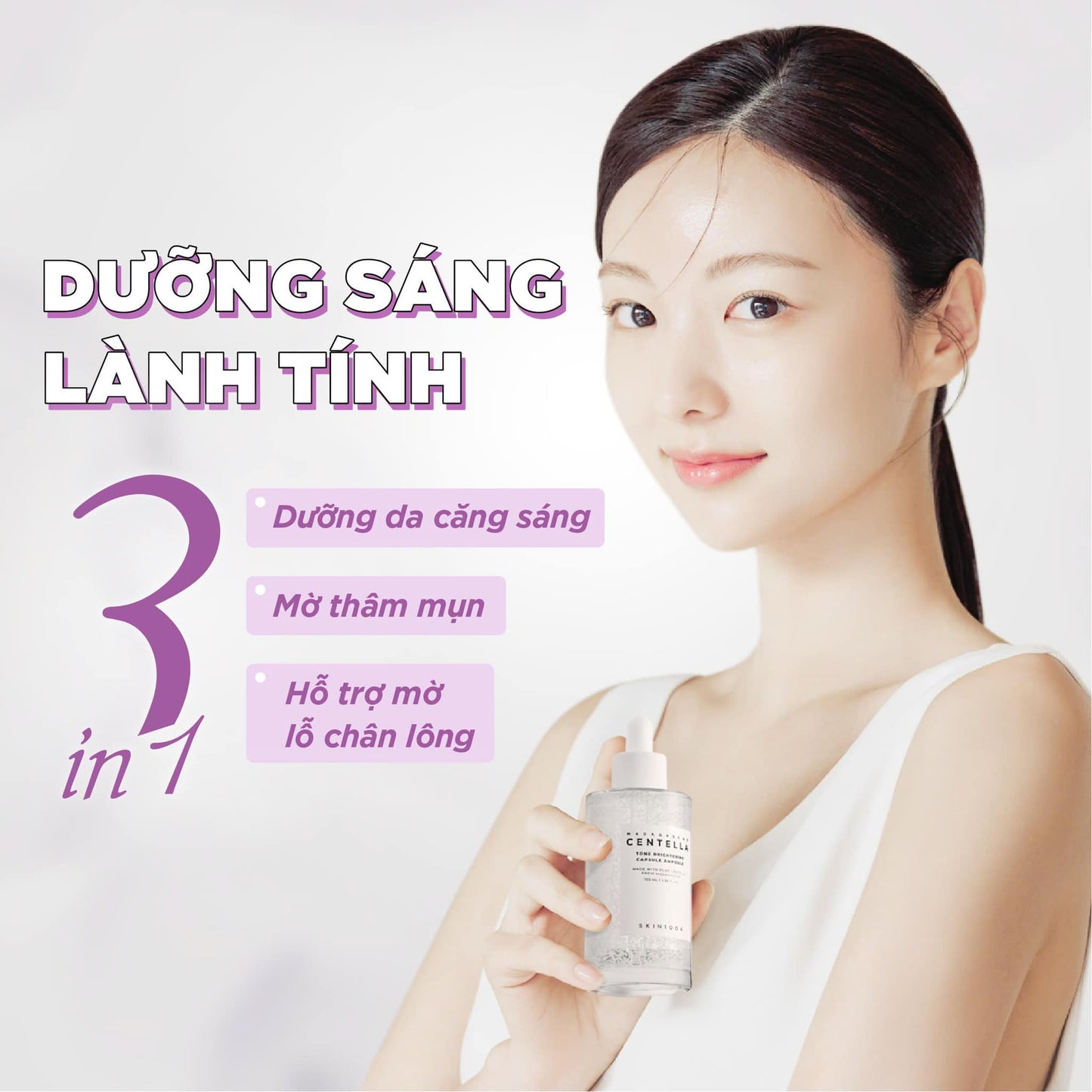 Skin1004 Centella Tone Brightening Capsule Ampoule 100ml- Made in Korea