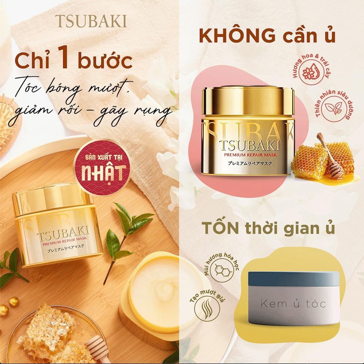 Tsubaki premium repair mask 180g