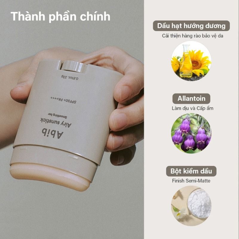 ABIB AIRY SUNSTICK SMOOTHING BAR - MADE IN KOREA