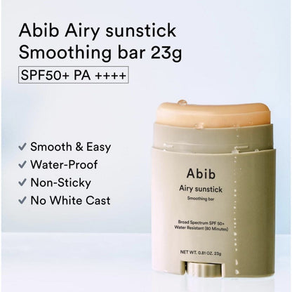 ABIB AIRY SUNSTICK SMOOTHING BAR - MADE IN KOREA