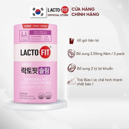 🌸 LactoFit Slim – Bí quyết giữ dáng từ men vi sinh Hàn Quốc- Made in Korea