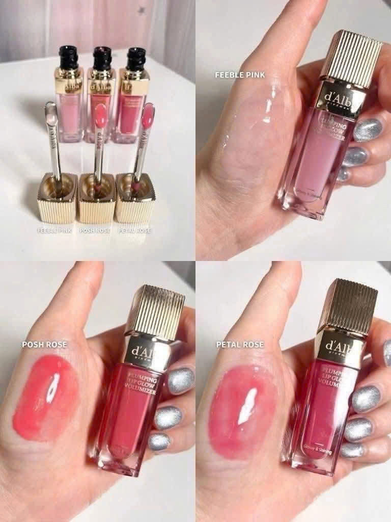 D'Alba Plumping lip glow volumizer Set of 3