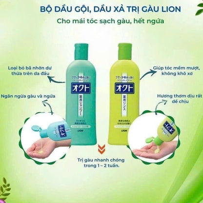 LION OKUTO Shampoo and Conditioner