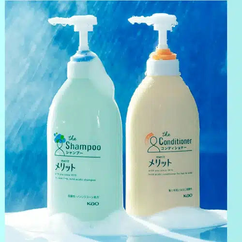 Bộ gội xả Kao Merit – Dịu nhẹ từ da đầu đến ngọn tóc