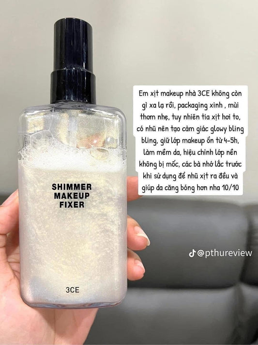 3CE Shimmer makeup fixer 95ml
