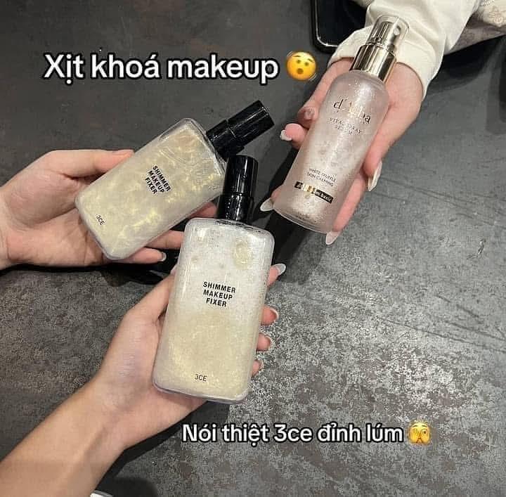 3CE Shimmer makeup fixer 95ml