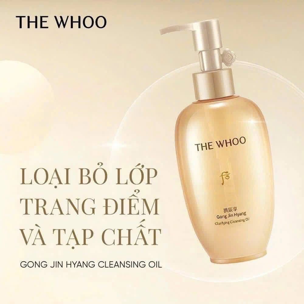Dầu tẩy trang Đông y The Whoo Gong Jin Hyang Clarifying Cleansing Oil