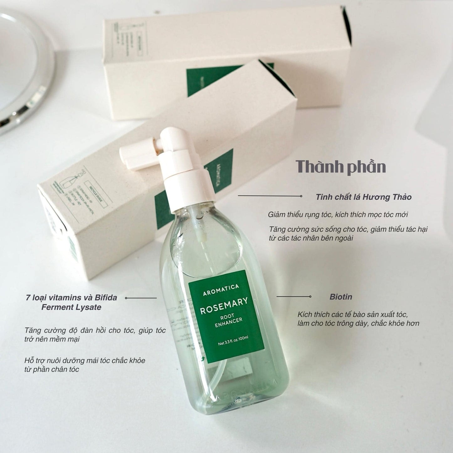 Aromatica Rosemary Root Enhancer - Made in Korea