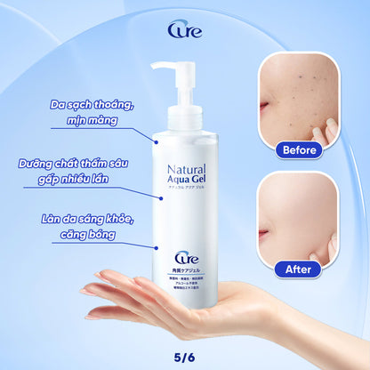 💧 Cure Natural Aqua Gel – Japan’s #1 Exfoliator for Over 10 Years 🇯🇵