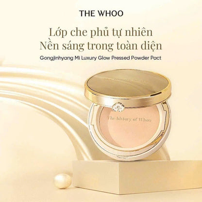💎 The History of Whoo Gongjinhyang Mi Luxury Glow Pressed Powder Pact SPF30/PA++ Set
