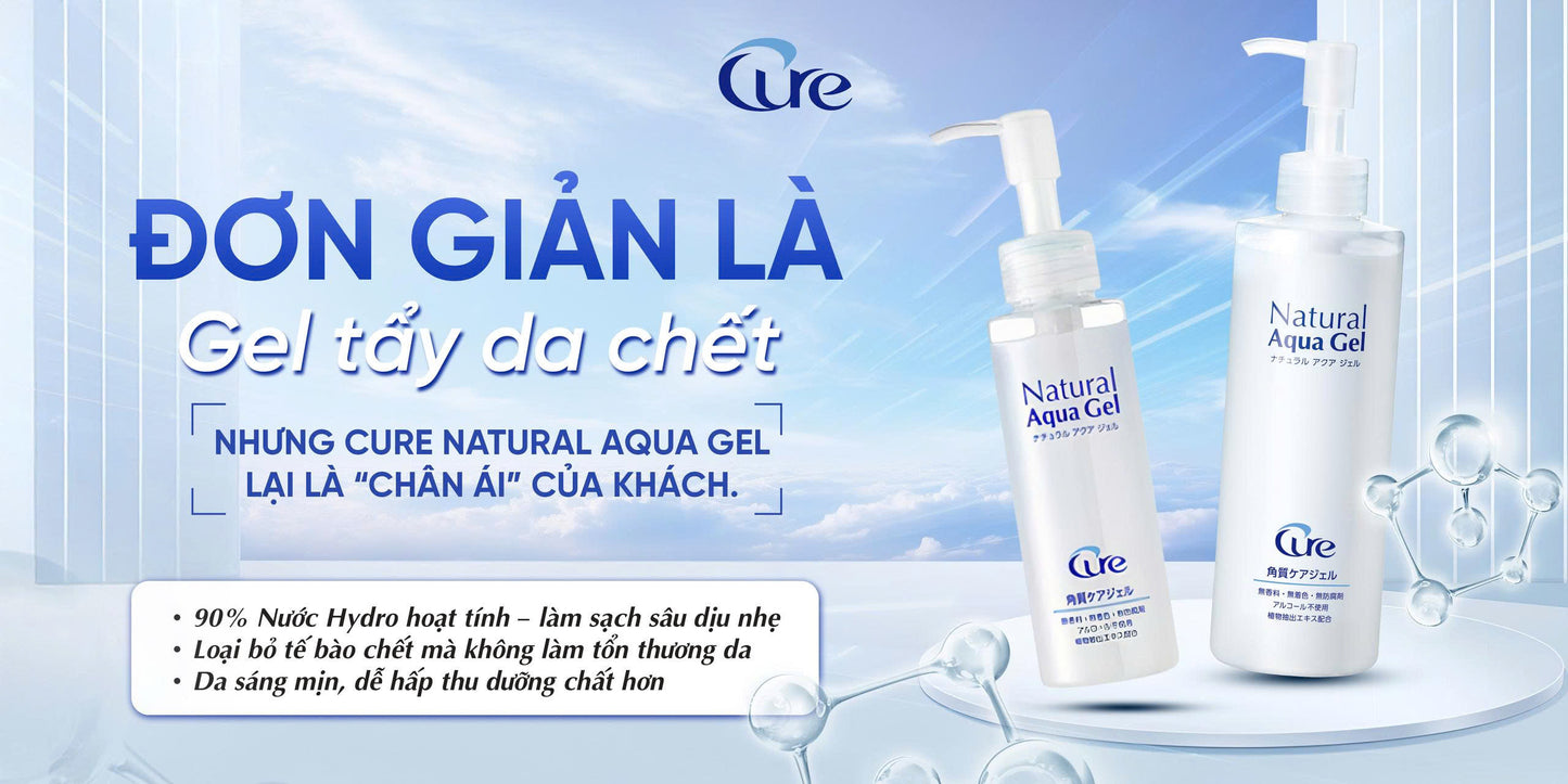 💧 Cure Natural Aqua Gel – Japan’s #1 Exfoliator for Over 10 Years 🇯🇵