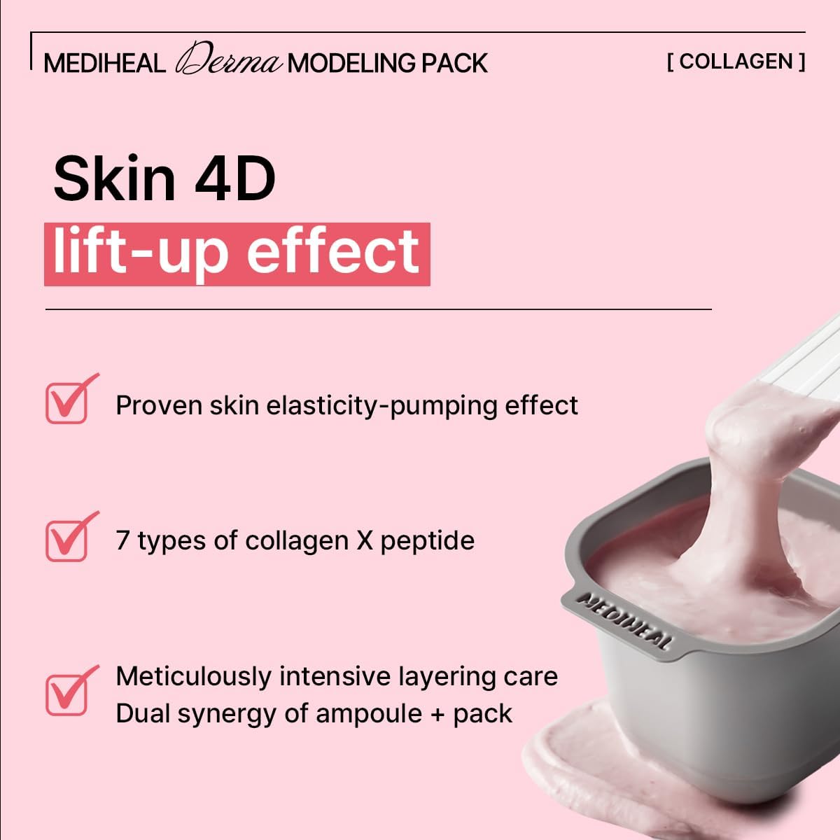 💗 Mediheal Derma Modeling Pack [Collagen] – Made in Korea