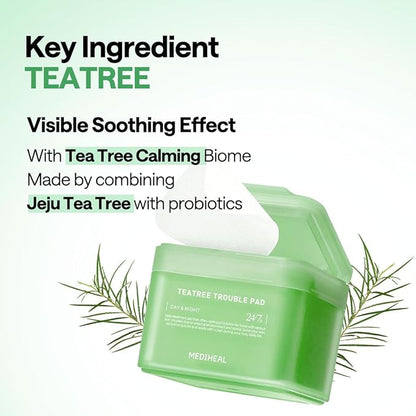 🌿 Mediheal Tea Tree Trouble Pad – Made in Korea