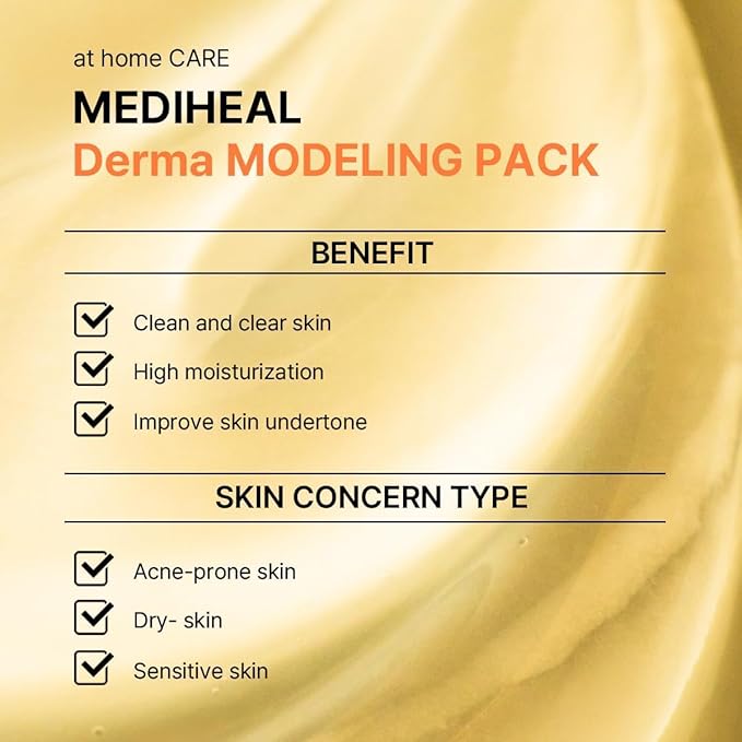 🍋 Mediheal Derma Modeling Pack [Vitamin Brightening] – Made in Korea