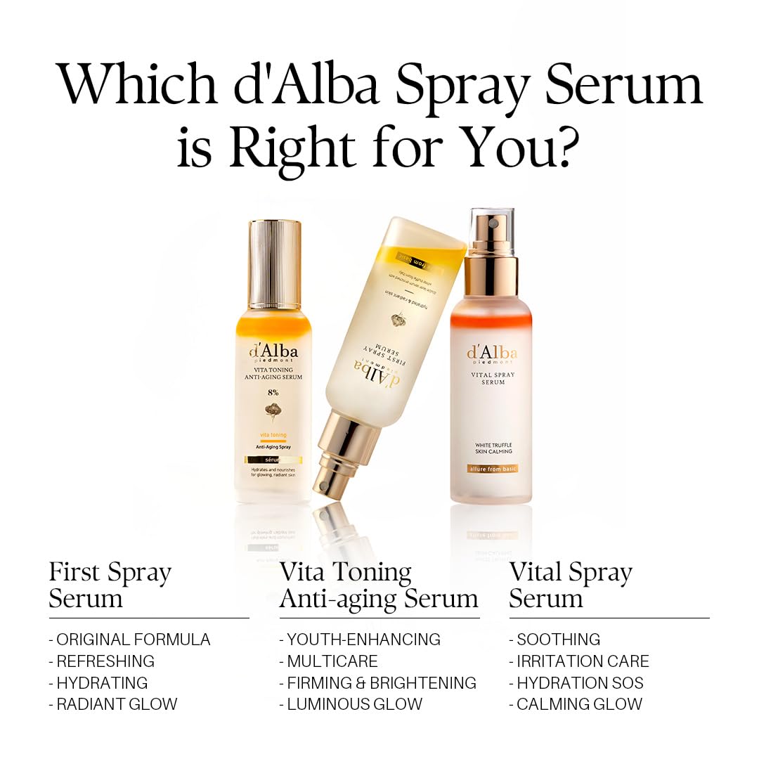 d'ALBA PIEDMONT VITATONING ANTI-AGING SERUM - MADE IN KOREA