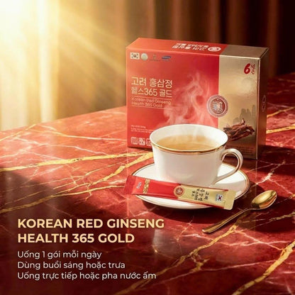 6-YEAR-OLD KOREAN RED GINSENG HEALTH 365 GOLD - Made in Korea