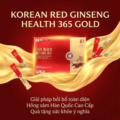 6-YEAR-OLD KOREAN RED GINSENG HEALTH 365 GOLD - Made in Korea